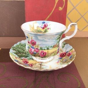 Royal Albert Harvest Song Country Scenes Teacup And Saucer